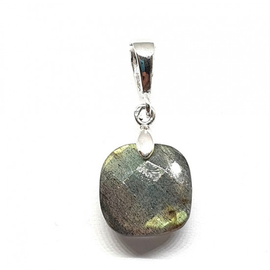 Sterling Silver Labradorite Pendant P16-00