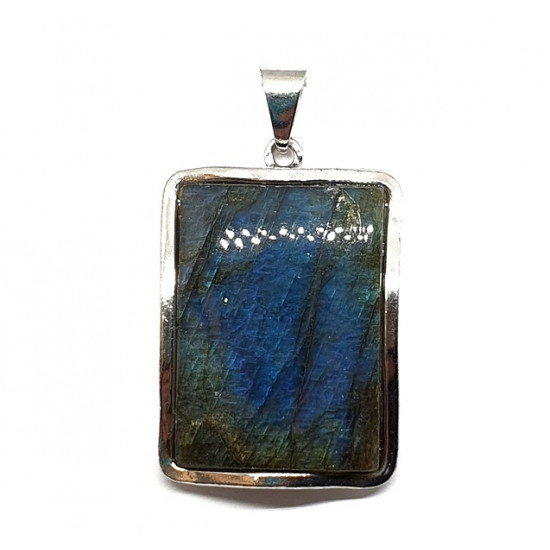 Sterling Silver Labradorite Pendant P188-68