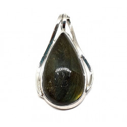 Sterling Silver Labradorite Pendant P86-74