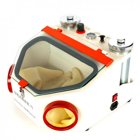 Bi-tank micro sandblaster