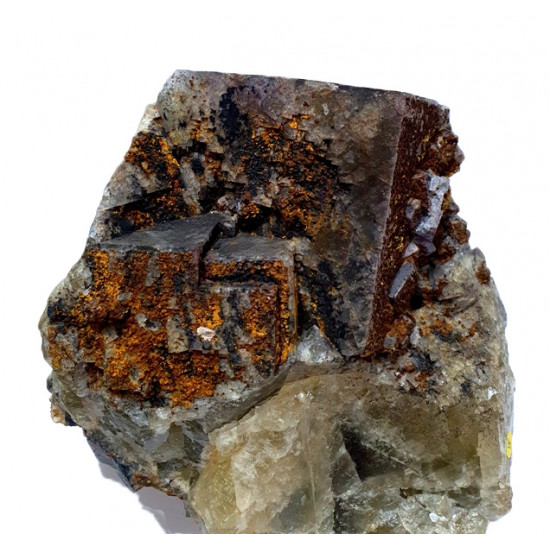Fluorite and pyromorphite from maxonchamp