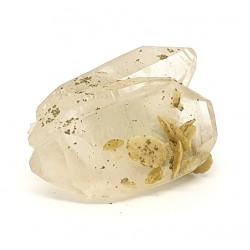 Quartz, fluorapatite, siderite, marcasite