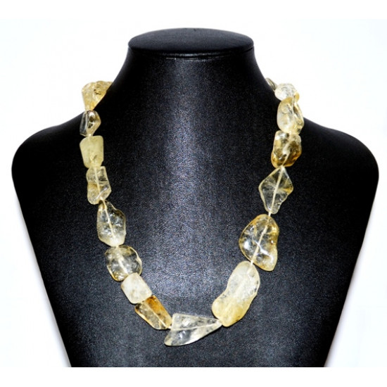 citrine necklace