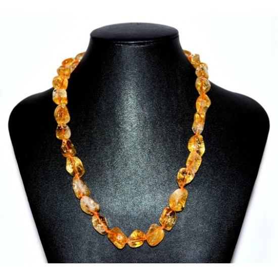 citrine necklace