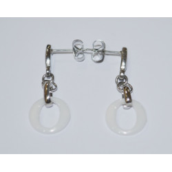 Ceramic Earrings White