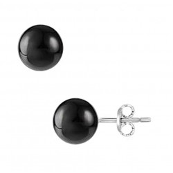 Ceramic earrings black 