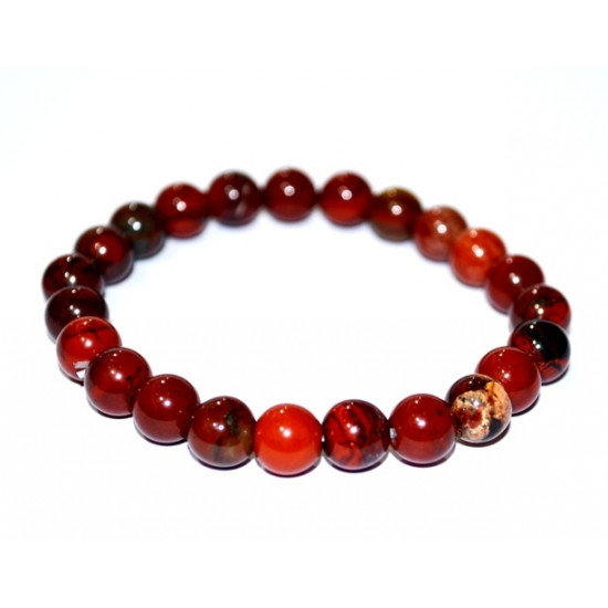 Petrified Wood Bracelet 8mm