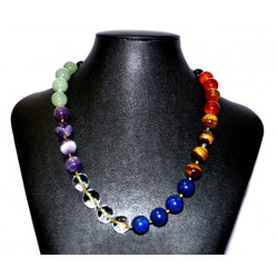 7 chakras necklace 12mm