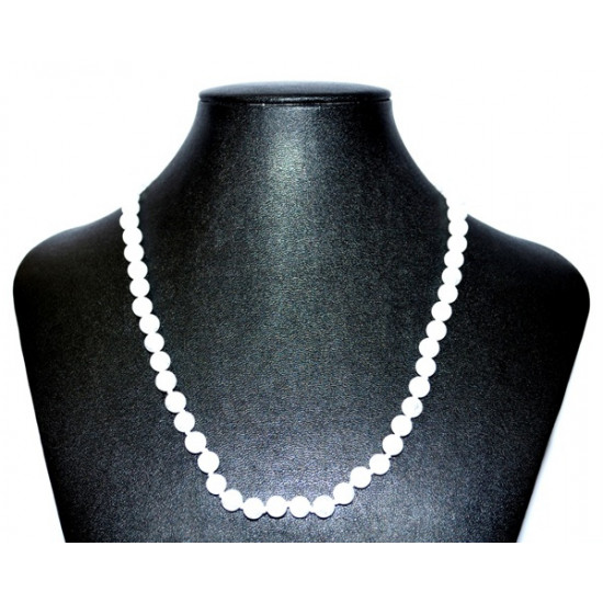 crackle quartz necklace 6mm