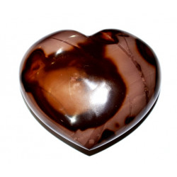 Polychrome jasper heart