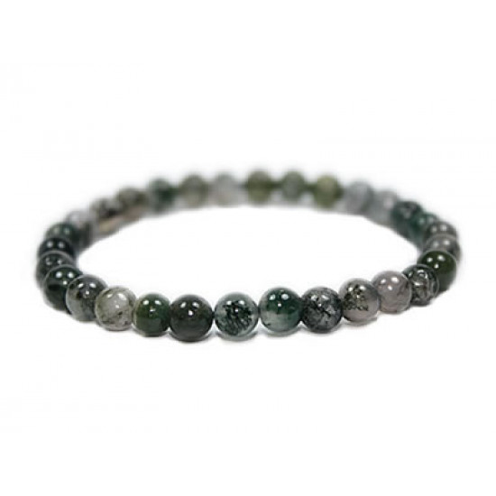 moss agate bracelet 6mm moss agate bracelet 6mm