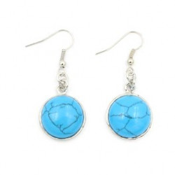 dyed howlite earrings