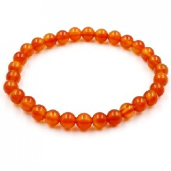Carnelian Bracelet 6mm