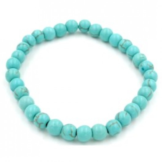 Turquoise Bracelet 6mm Turquoise Bracelet 6mm
