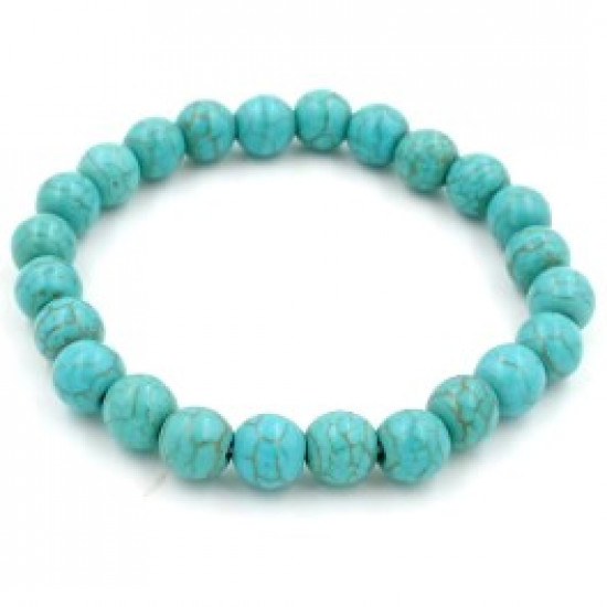 Turquoise Bracelet 8mm Turquoise Bracelet 8mm