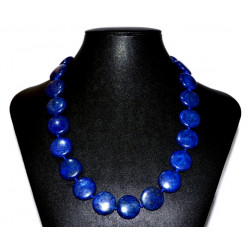 round lapis lazuli necklace