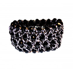 Rhinestone and Chainmail Bracelet