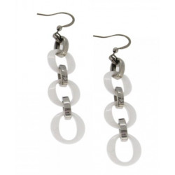 Ceramic Earrings White