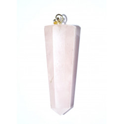 rose quartz point pendant