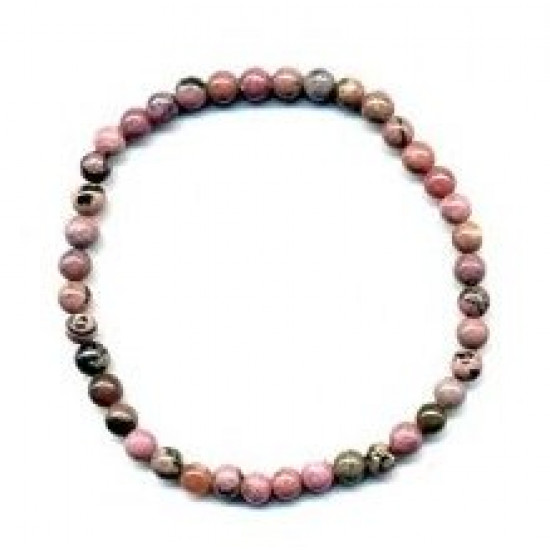 Rhodonite Bracelet 4mm Rhodonite Bracelet 4mm