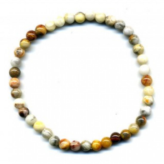 crazy lace agate bracelet 4mm crazy lace agate bracelet 4mm