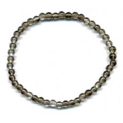 Smoky Quartz Bracelet 4mm
