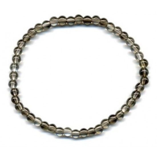 Smoky Quartz Bracelet 4mm Smoky Quartz Bracelet 4mm