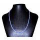 faceted tanzanite necklace