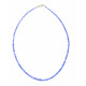 faceted tanzanite necklace