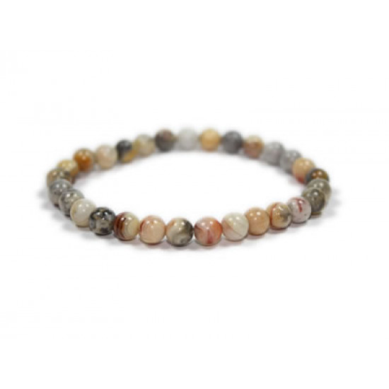 Crazy Lace Agate Bracelet 6mm