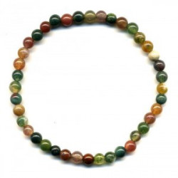 Heliotrope Jasper Bracelet 4mm