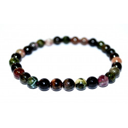 Watermelon Tourmaline Bracelet 6mm