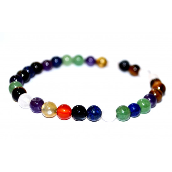 Mixed 7 Chakras Bracelet 6mm