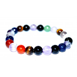 Mixed 7 Chakras Bracelet 8mm