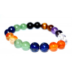 Mixed 7 Chakras Bracelet 10mm