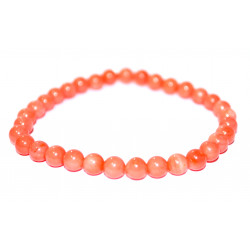 bracelet corail (bamboo de mer) rose 6mm