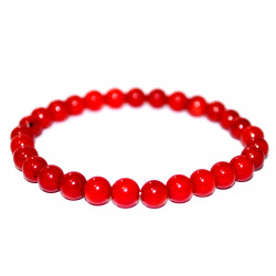 bracelet corail (bamboo de mer) 6mm