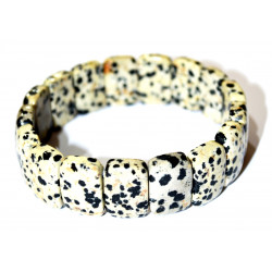 Rectangular Dalmatian Jasper Bracelet