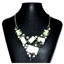 green broca necklace