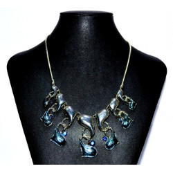 blue hyacinth necklace