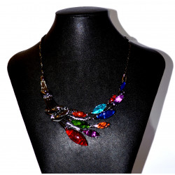multicolored olivia necklace
