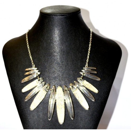 white jama necklace