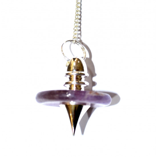 amethyst spinning top pendulum