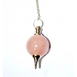rose quartz drop pendulum (sephoroton)