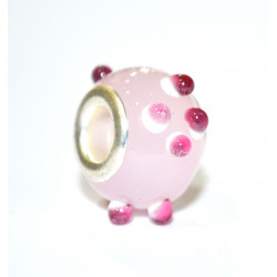 pink glass bead