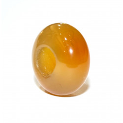 yellow agate bead