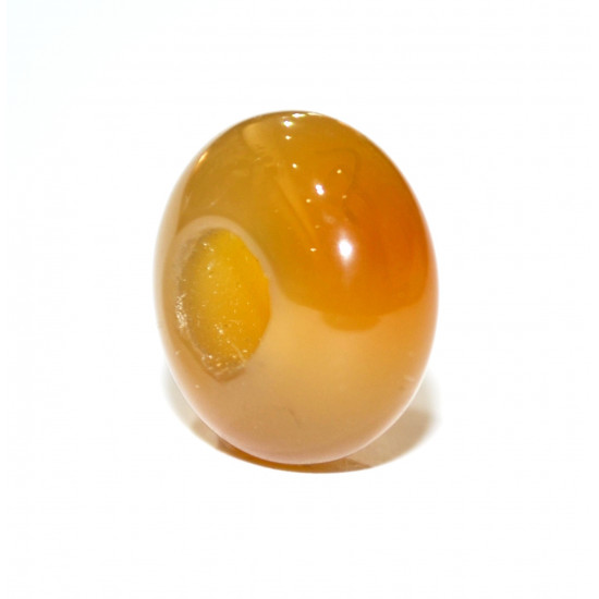 yellow agate bead