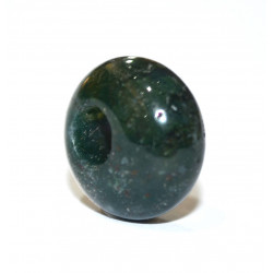 moss agate bead