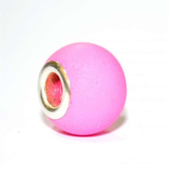pink rubber bead