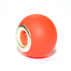orange rubber bead